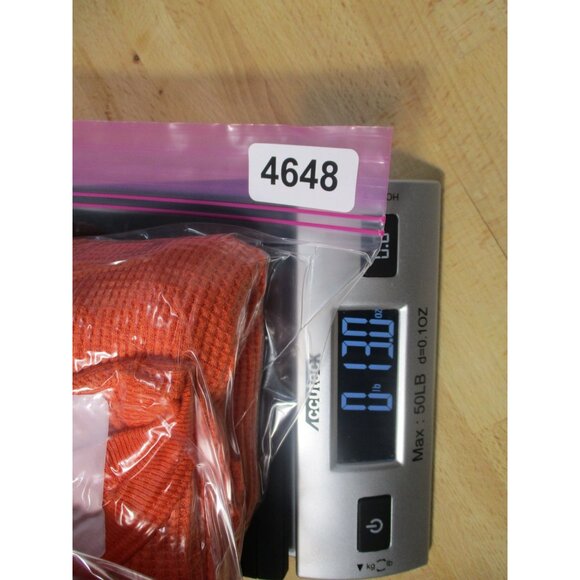 Woman Within L 18/20 Coral Short Sleeve Waffle Knit Top Casual Lightweight - Picture 7 of 7